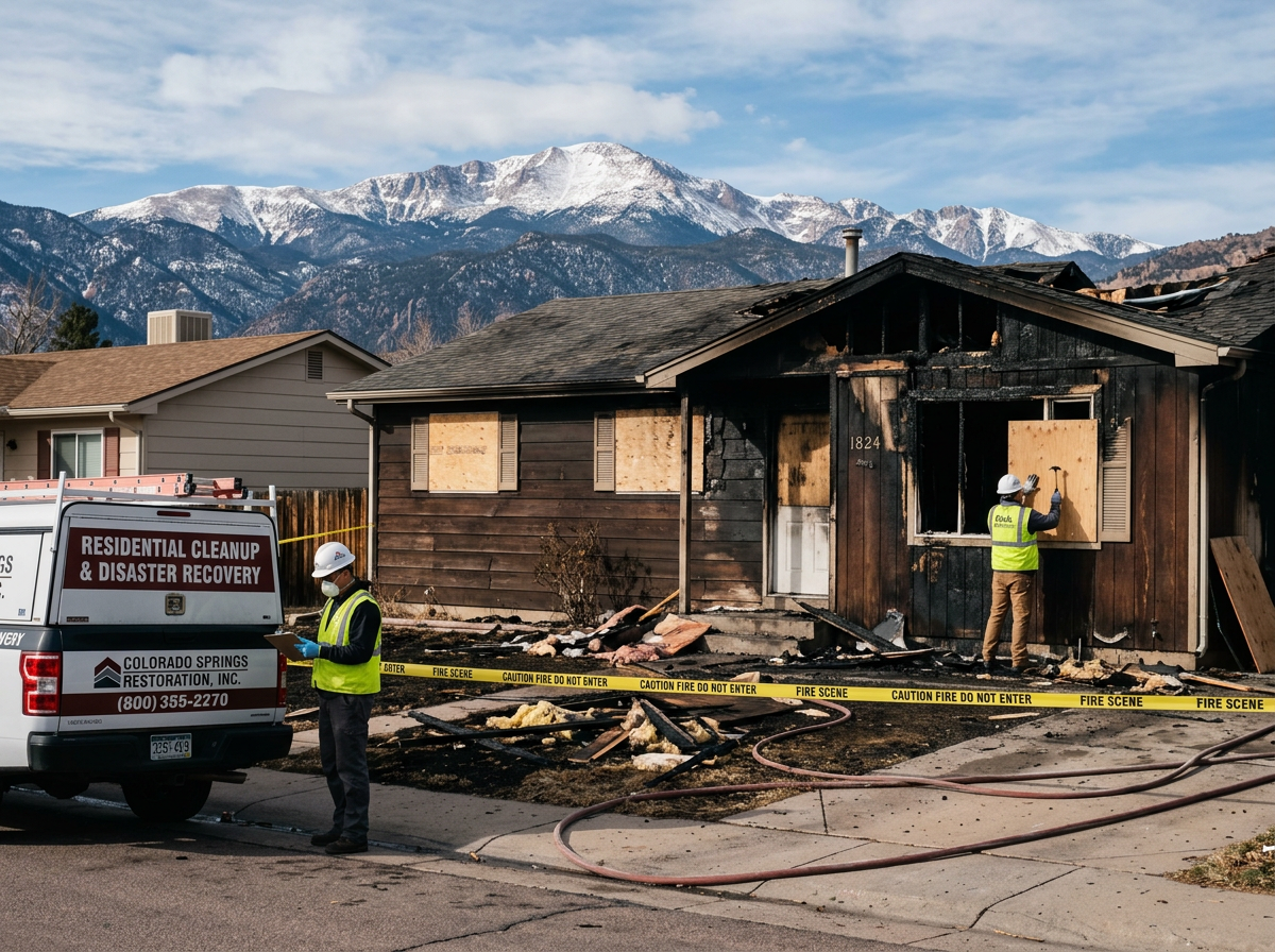 What Happens in the First 48 Hours After a House Fire in Colorado Springs