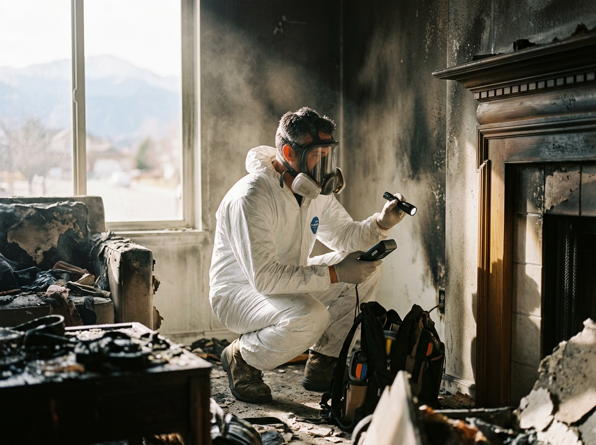 fire damage restoration work by Front Range Fire Damage in Colorado Springs, CO