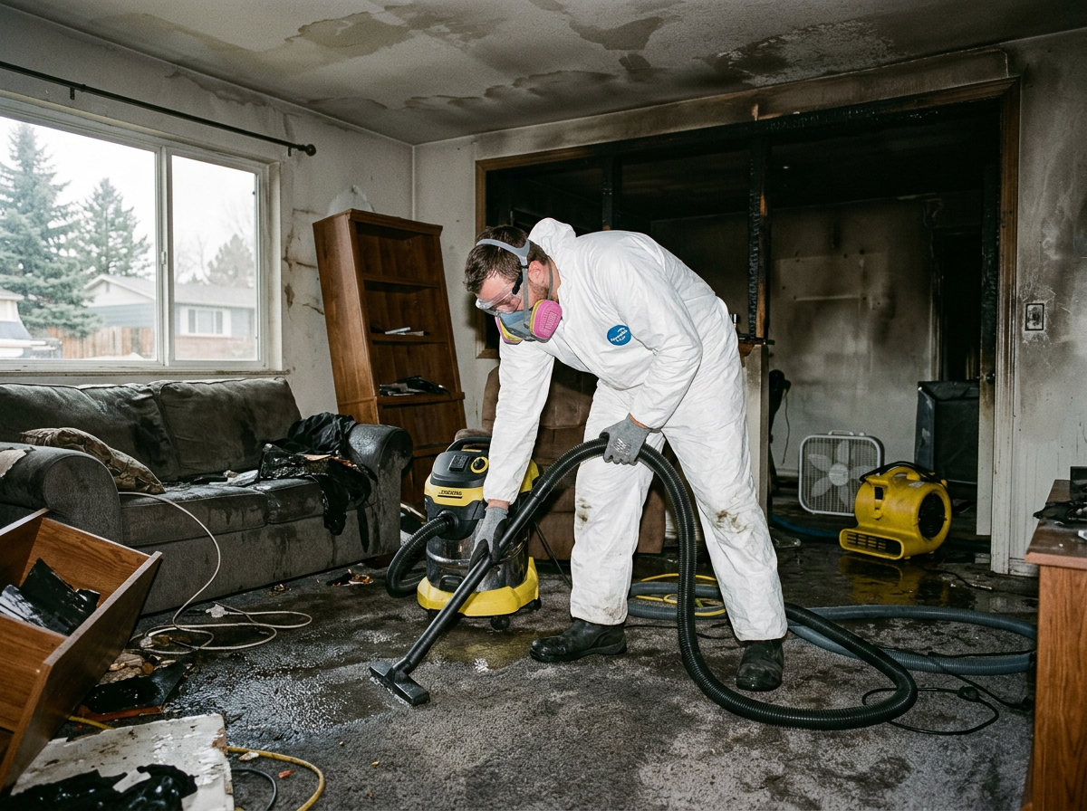 Water Damage Cleanup After Fire in Colorado Springs, CO